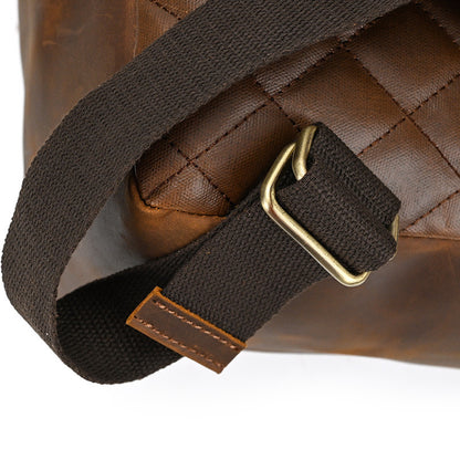 Crazy Horse Leather Rolltop Backpack – Vintage Travel & Work Bag