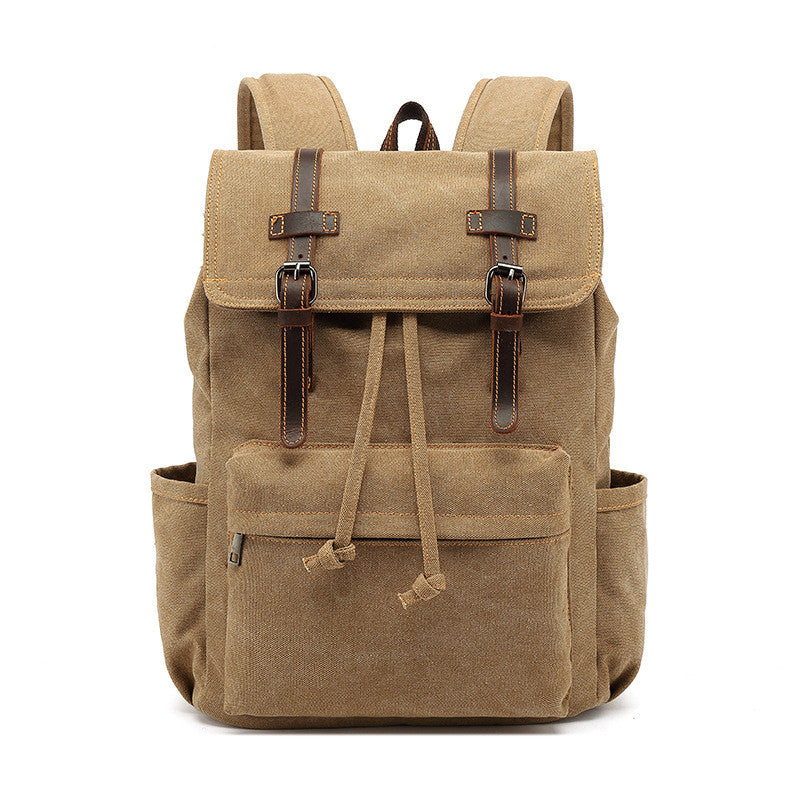Vintage Canvas Rucksack Backpack