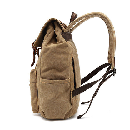 Vintage Canvas Rucksack Backpack
