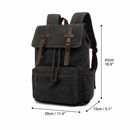 Vintage Canvas Rucksack Backpack