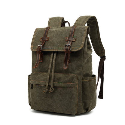 Vintage Canvas Rucksack Backpack